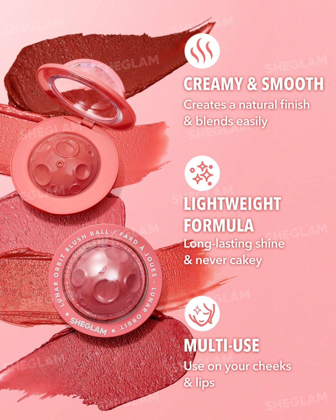 SHEGLAM Lunar Orbit Blush Ball