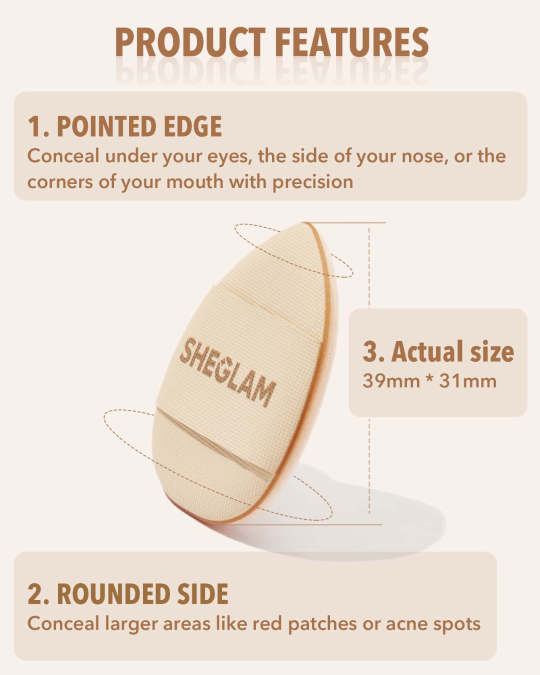 SHEGLAM Magic Finger Mini Sponge