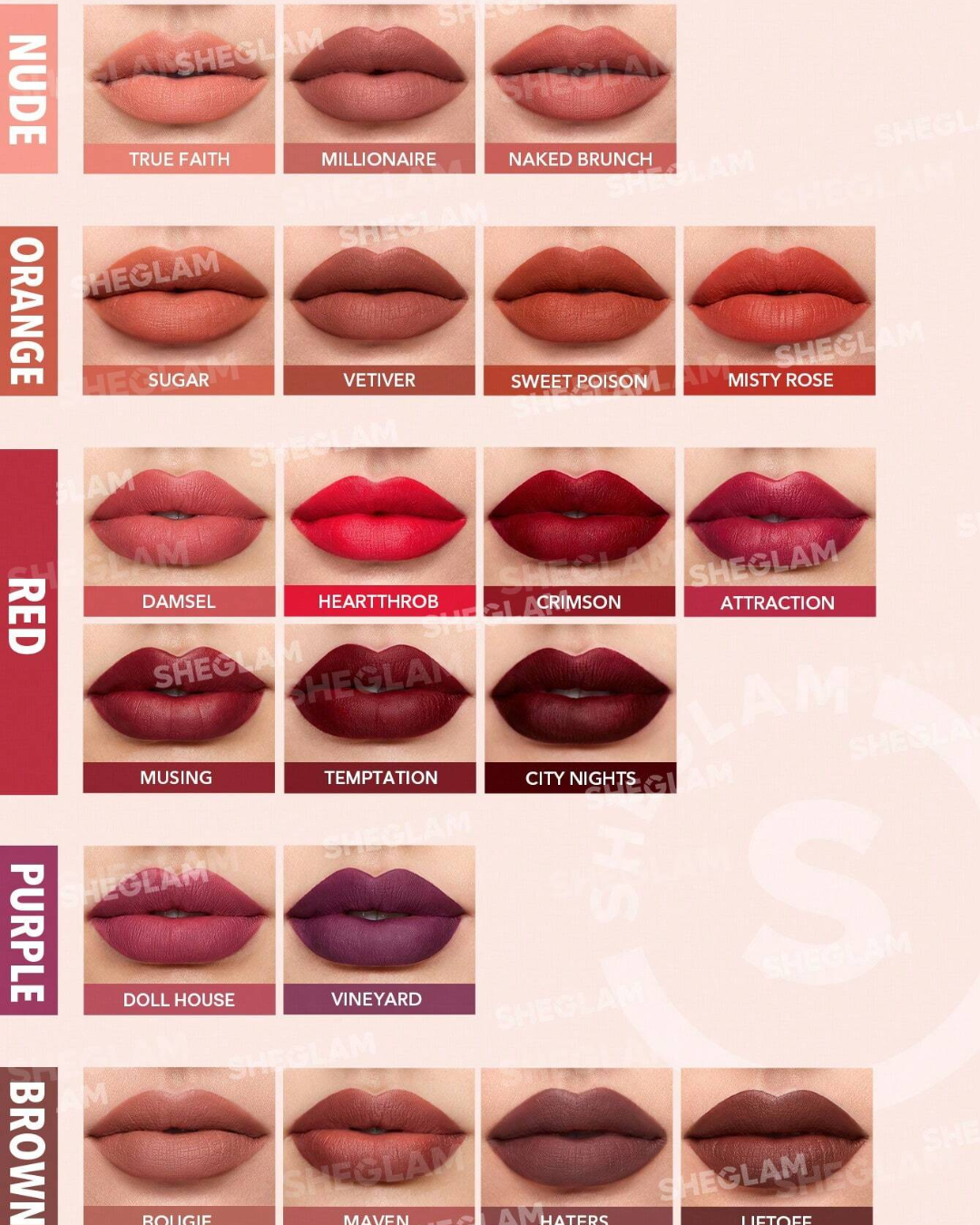 SHEGLAM  Matte Allure Liquid Lipstick