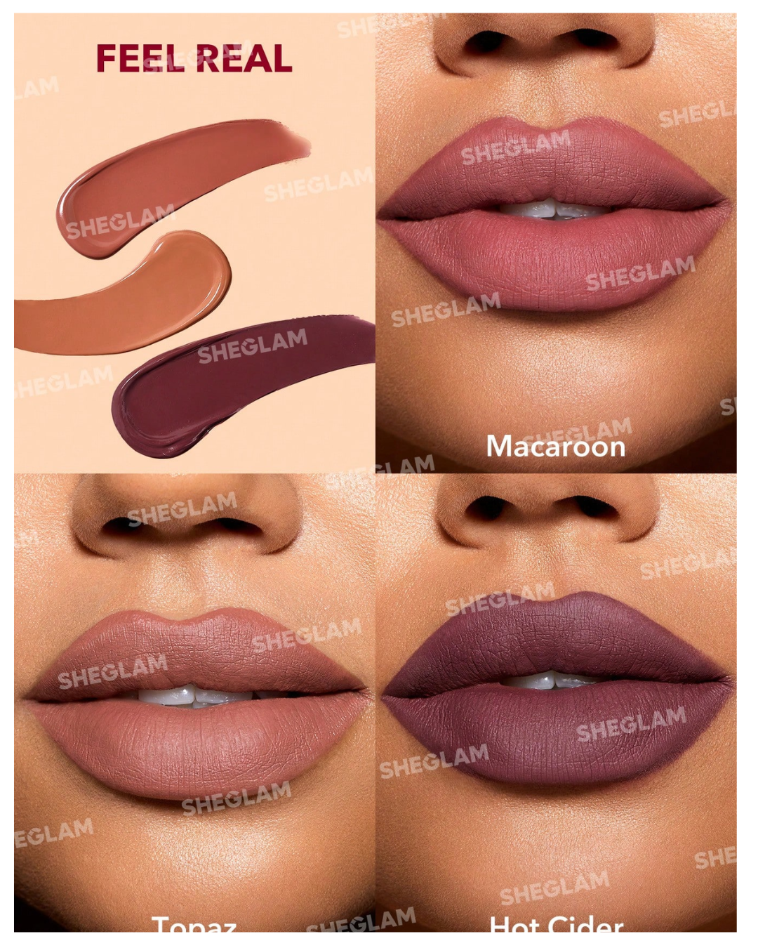 SHEGLAM Matte Allure Mini Liquid Lipstick Set