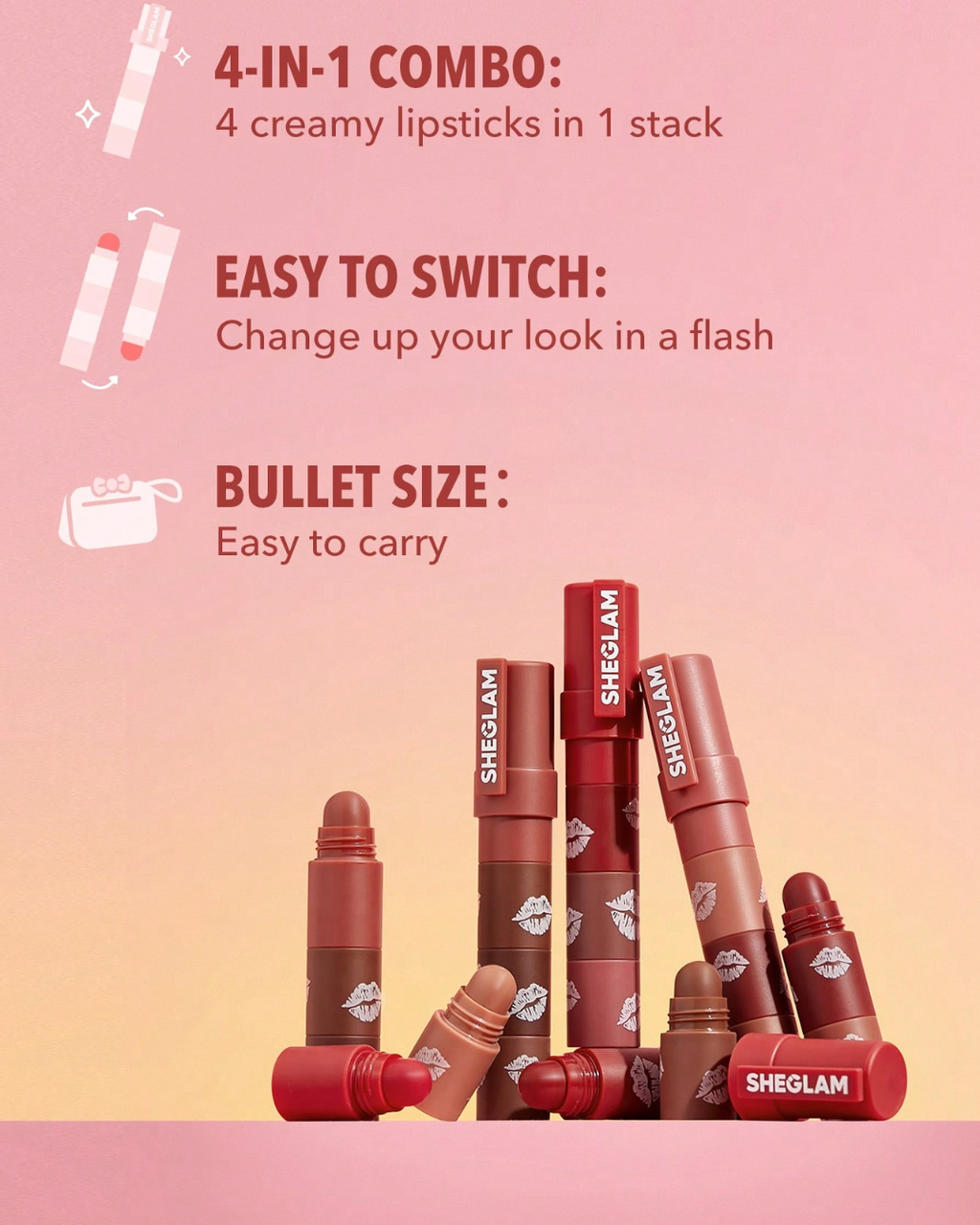SHEGLAM Mega Lip Stacks