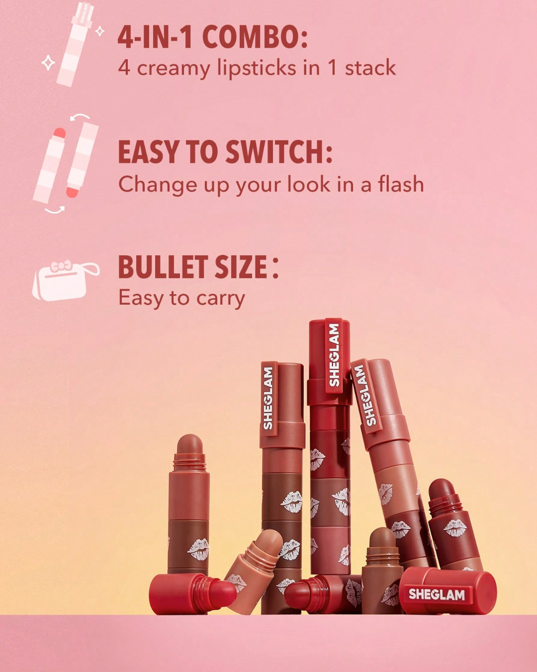SHEGLAM Mega Lip Stacks