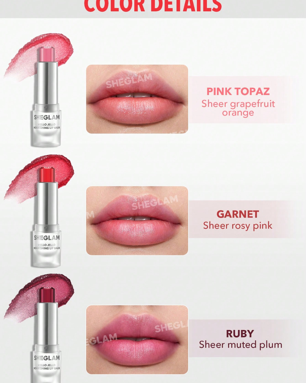 SHEGLAM Mello Jello Nourishing Lip Balm