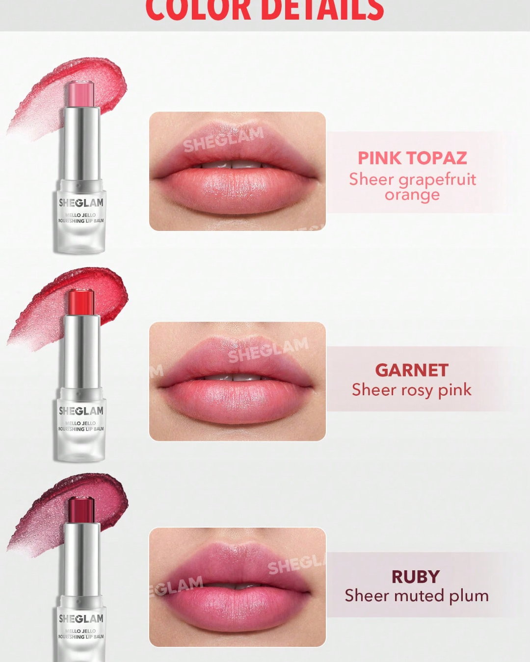 SHEGLAM Mello Jello Nourishing Lip Balm