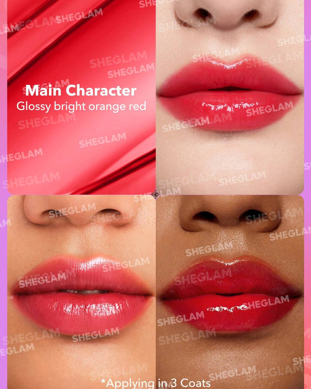 SHEGLAM Mirror Kiss High-Shine Lipstick