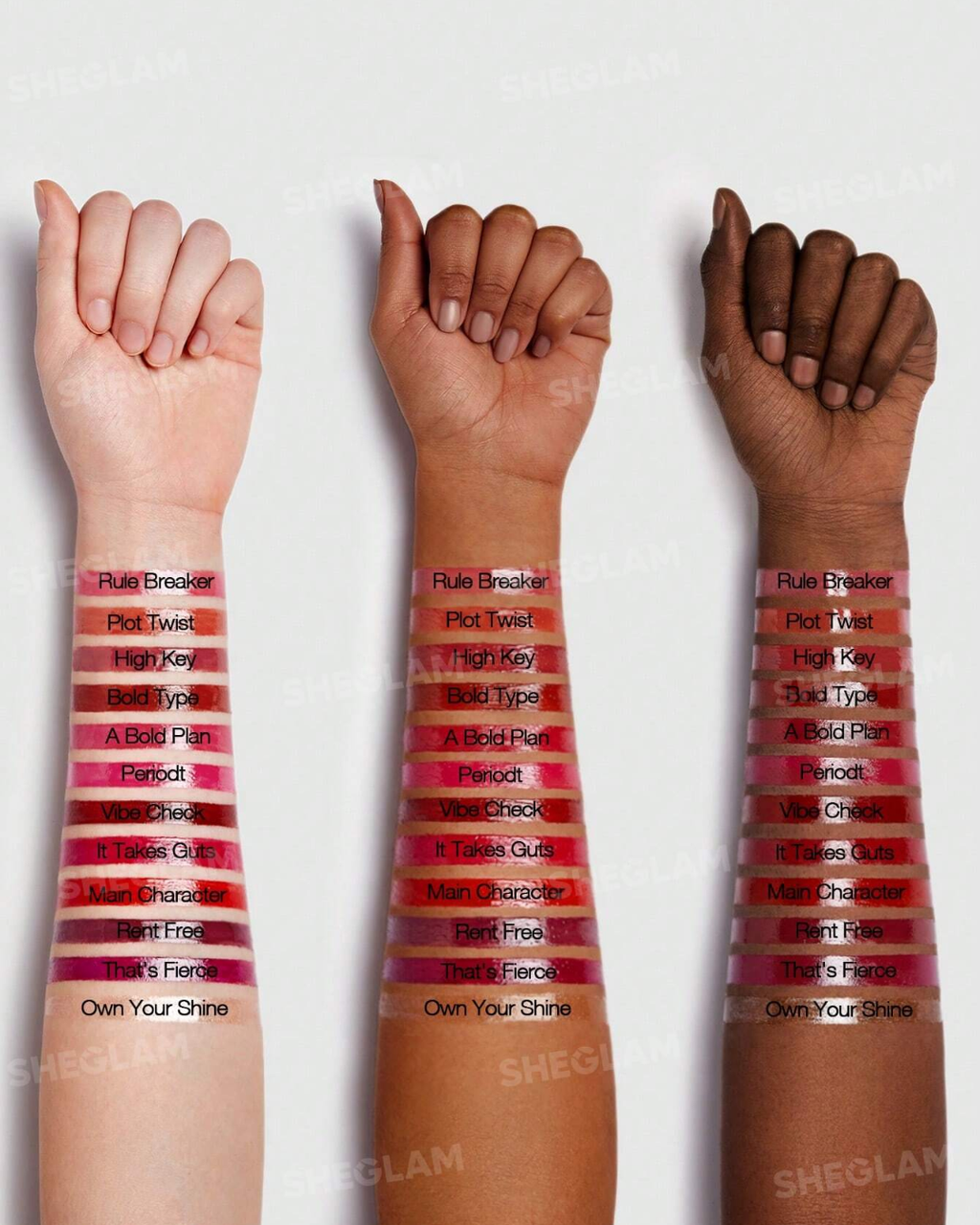 SHEGLAM Mirror Kiss High-Shine Lipstick