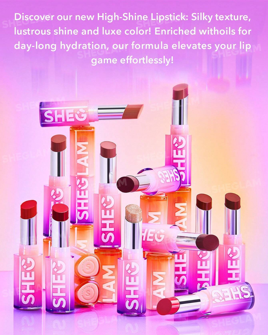 SHEGLAM Mirror Kiss High-Shine Lipstick