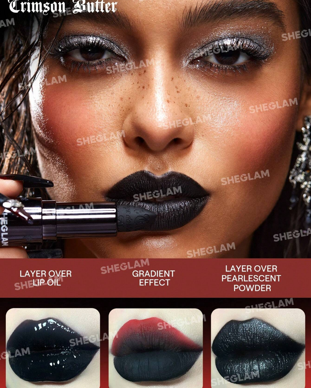 SHEGLAM Onyx Kaleidoscope Lipstick Lip Combo Brand Beauty Cosmetic Makeup For Women And Girls