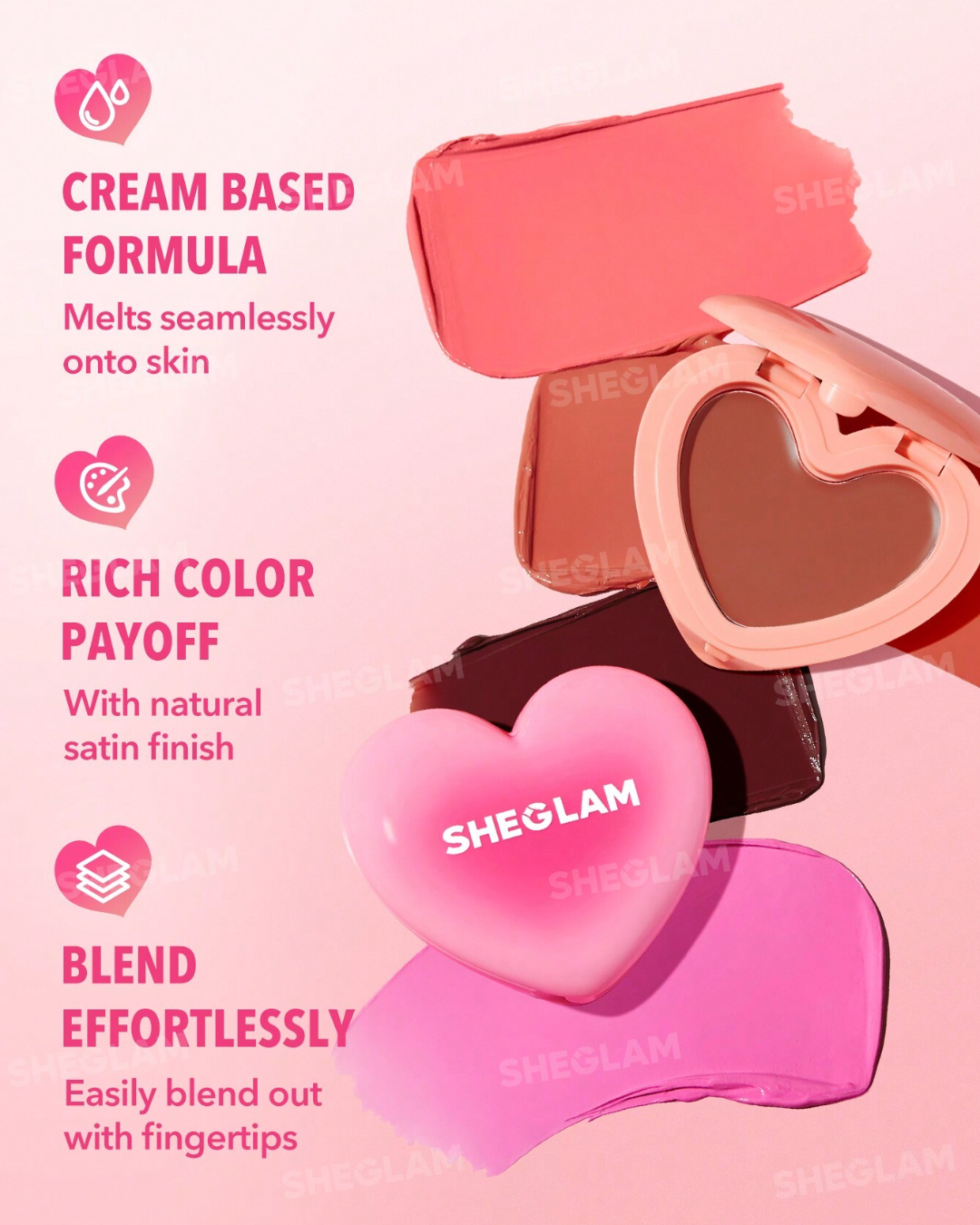 SHEGLAM Playing Cupid Cream Blush