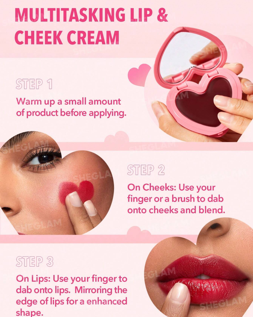 SHEGLAM Playing Cupid Cream Blush