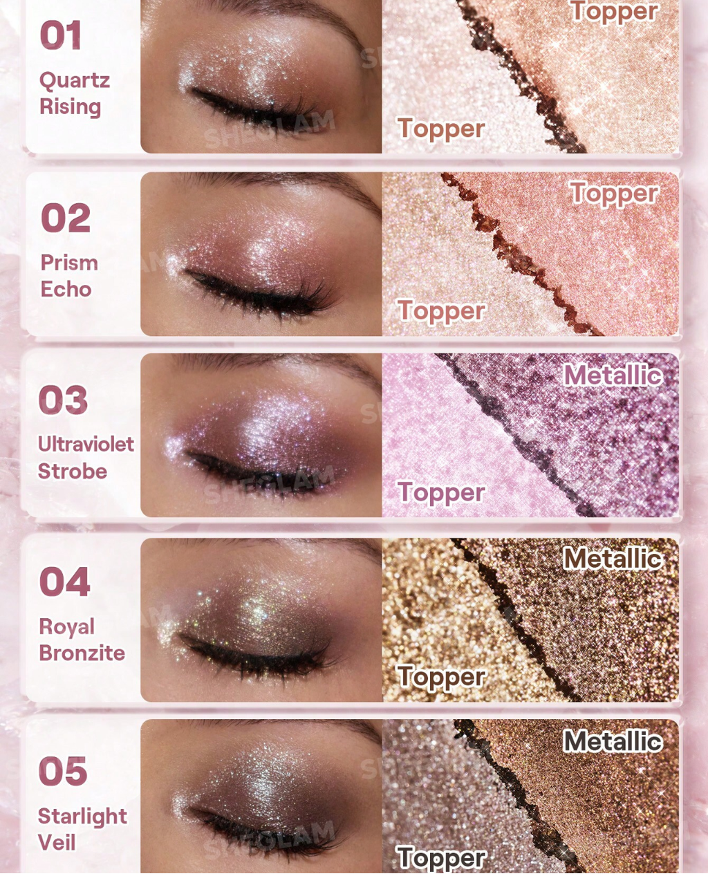 SHEGLAM Prismalight Baked Gelee Eyeshadow Duo