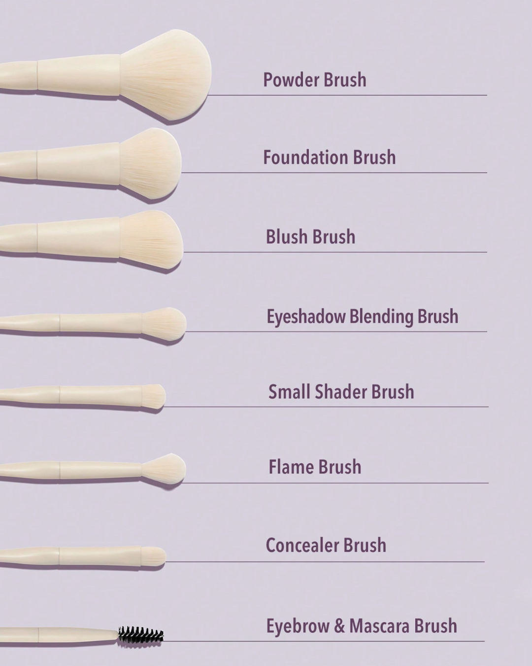 SHEGLAM Pro Core Brush Kit 8 pics
