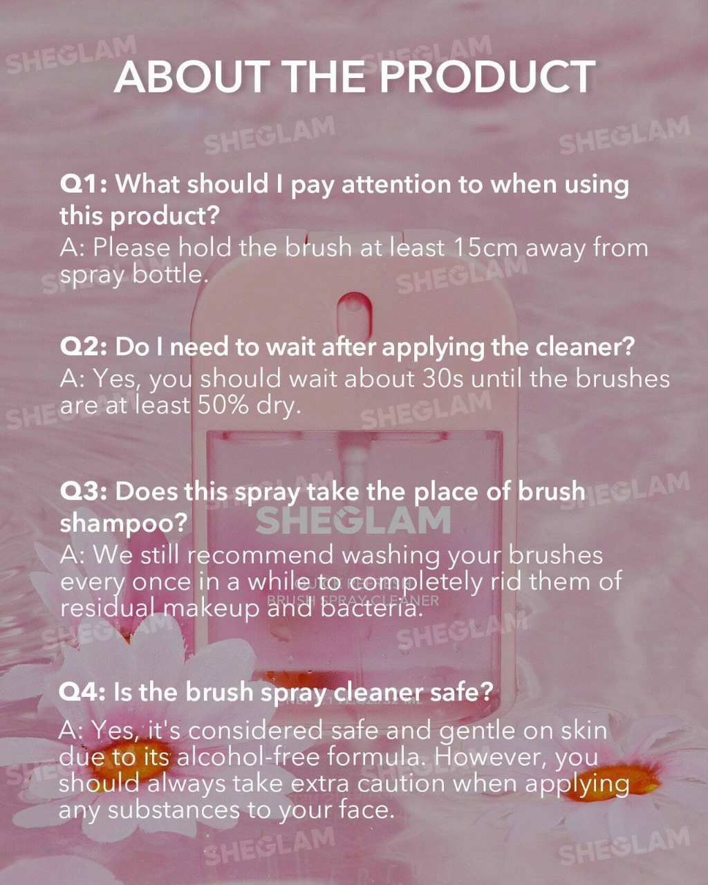sheglam Quick Refresh Brush Spray Cleaner 32ml