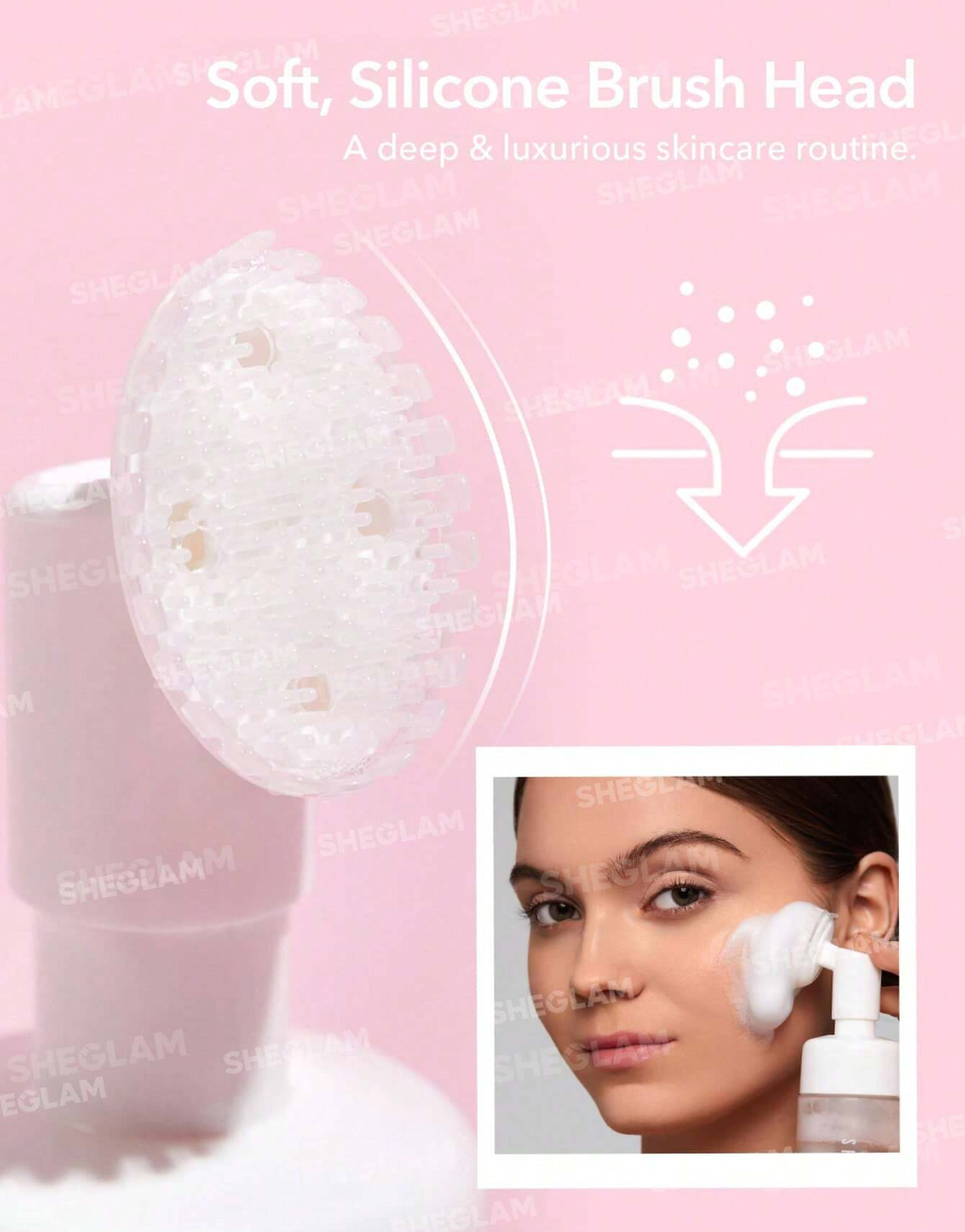 SHEGLAM Radiant By Combo Skin Face Cleanser 100Ml Hydrating Gentle Daily Facial Wash Liquid To Foam Formula