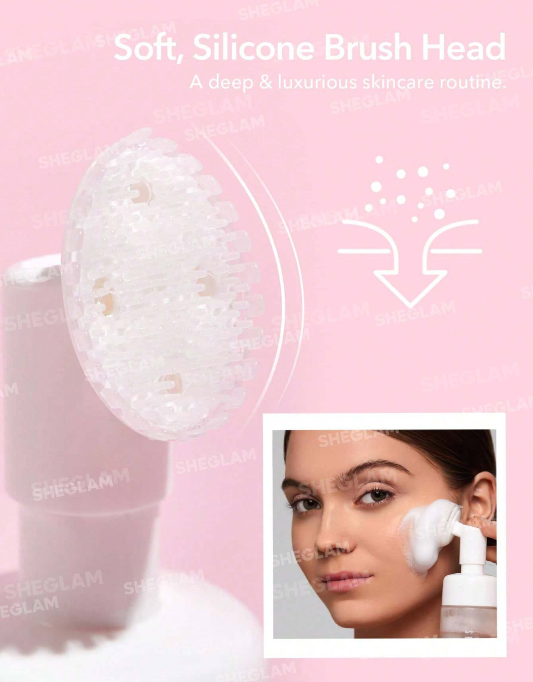 SHEGLAM Radiant By Combo Skin Face Cleanser 100Ml Hydrating Gentle Daily Facial Wash Liquid To Foam Formula