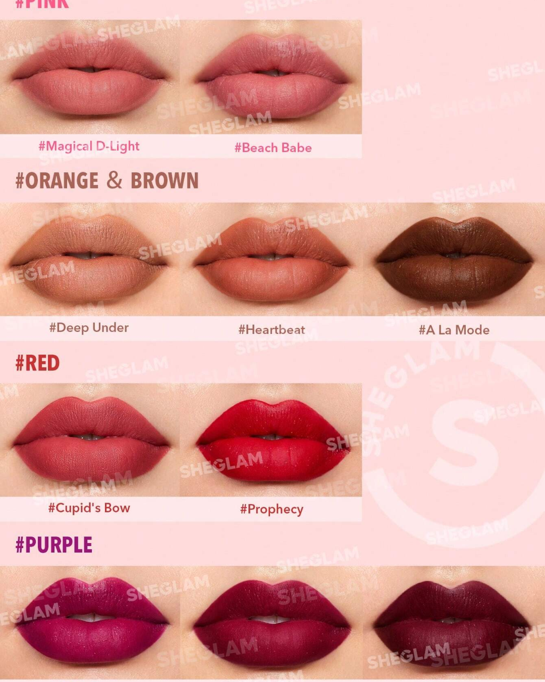 SHEGLAM Starlight Velvet Lipstick