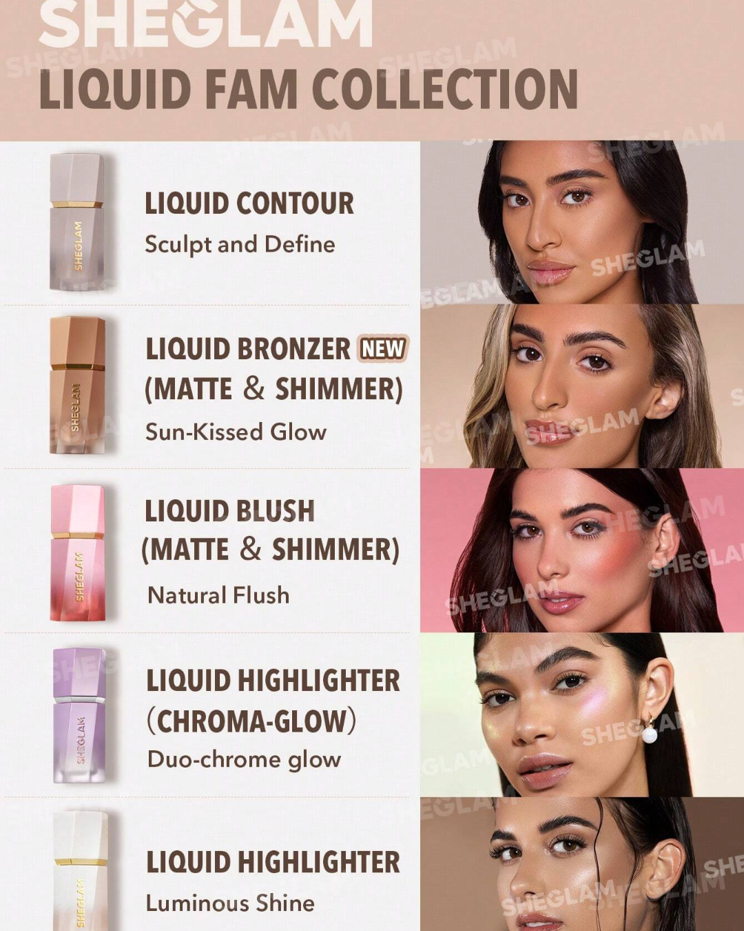 SHEGLAM Sun Beam Matte Liquid Bronzer