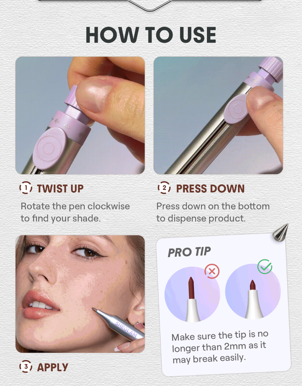 SHEGLAM The Everywhere 4-In-1 Liner Pen