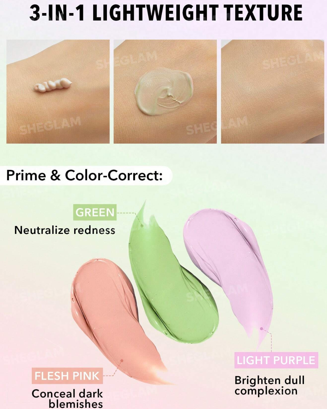 SHEGLAM Triple Threat Correcting Primer