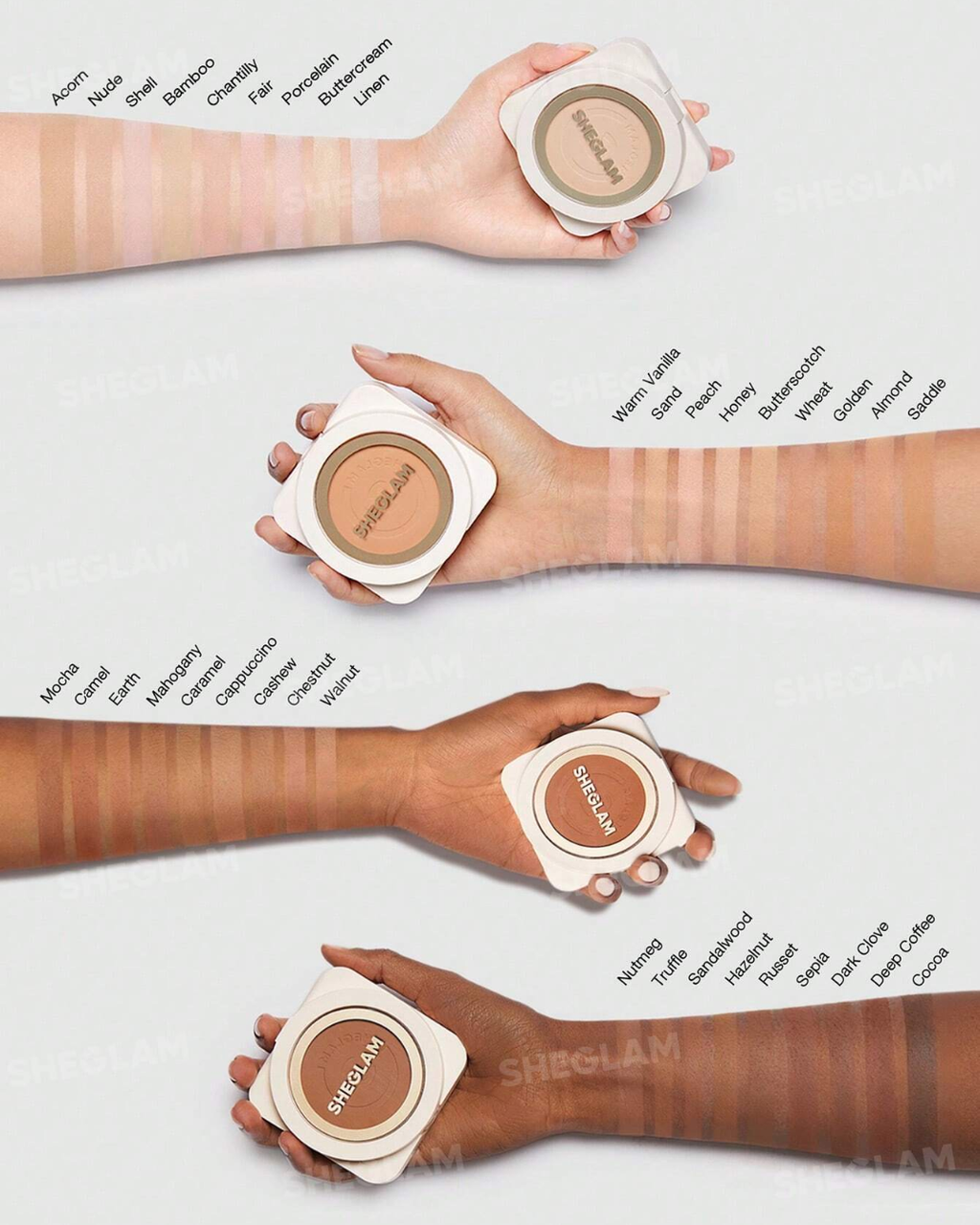 SHEGLAM Skin-Focus High Coverage Powder Foundation