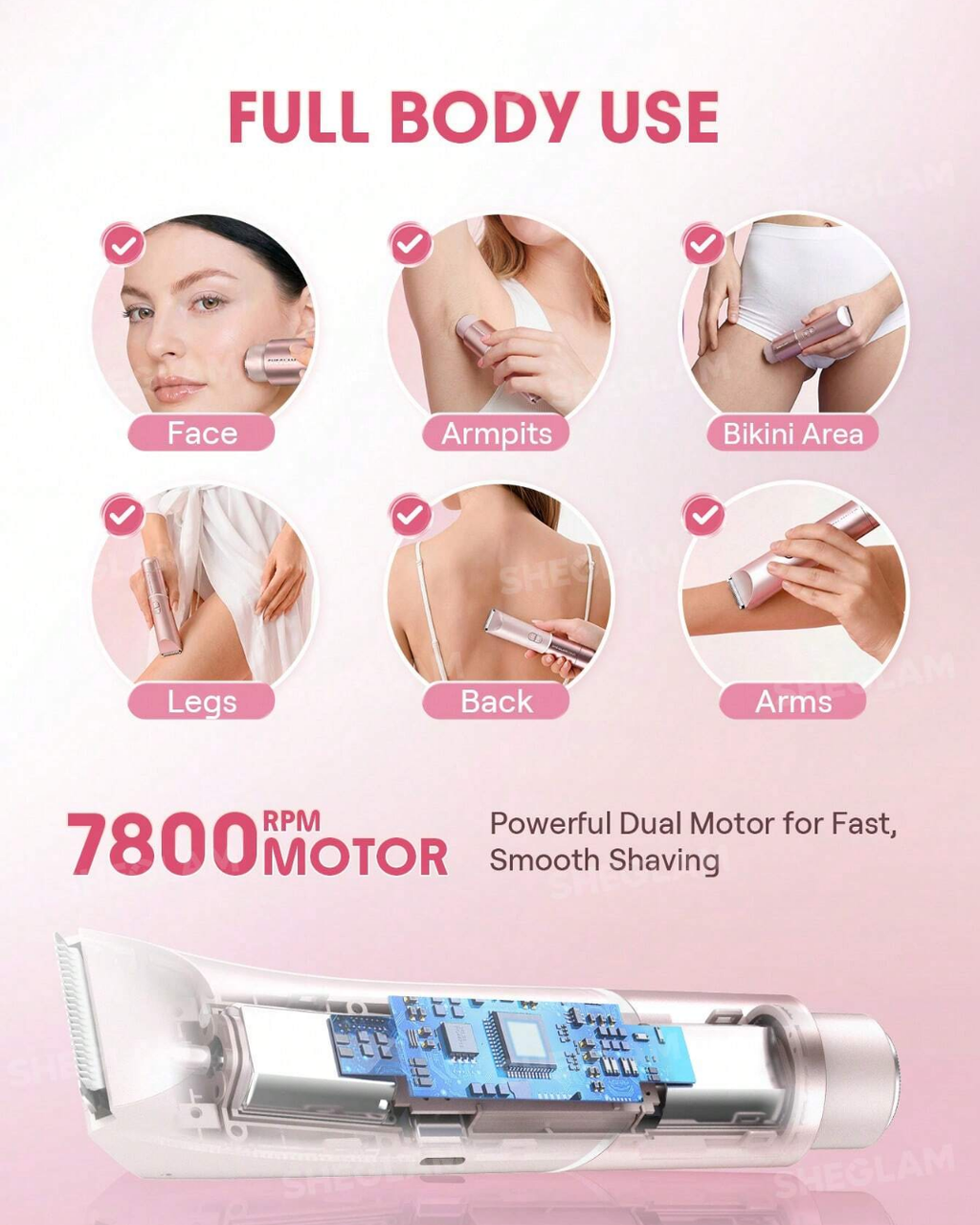 SHEGLAM Smooth Moves Dual-Head Electric Bikini Trimmer