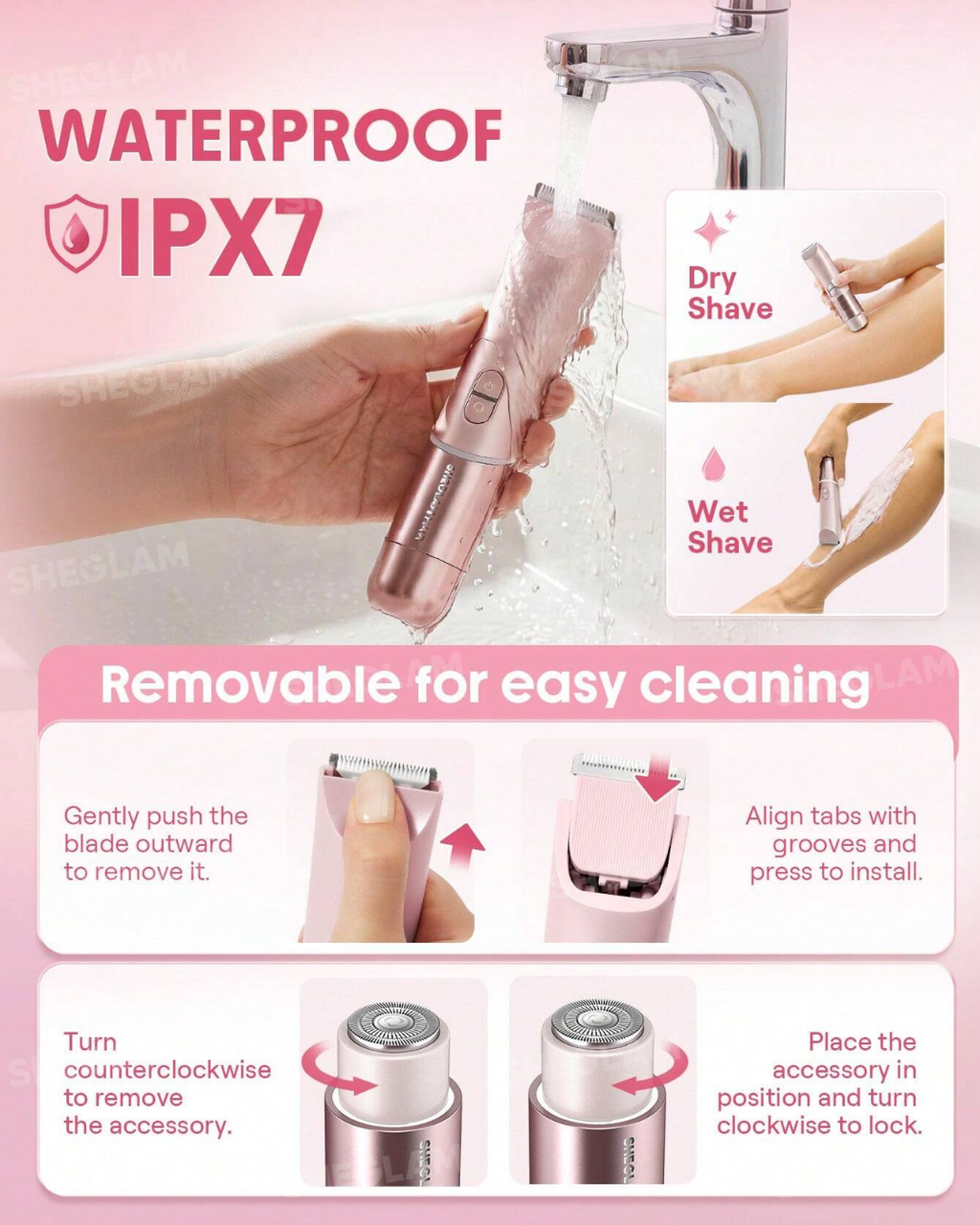 SHEGLAM Smooth Moves Dual-Head Electric Bikini Trimmer