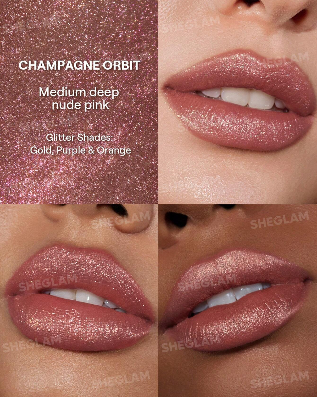 SHEGLAM Stardust Swipe Glitter Liquid Lipstick