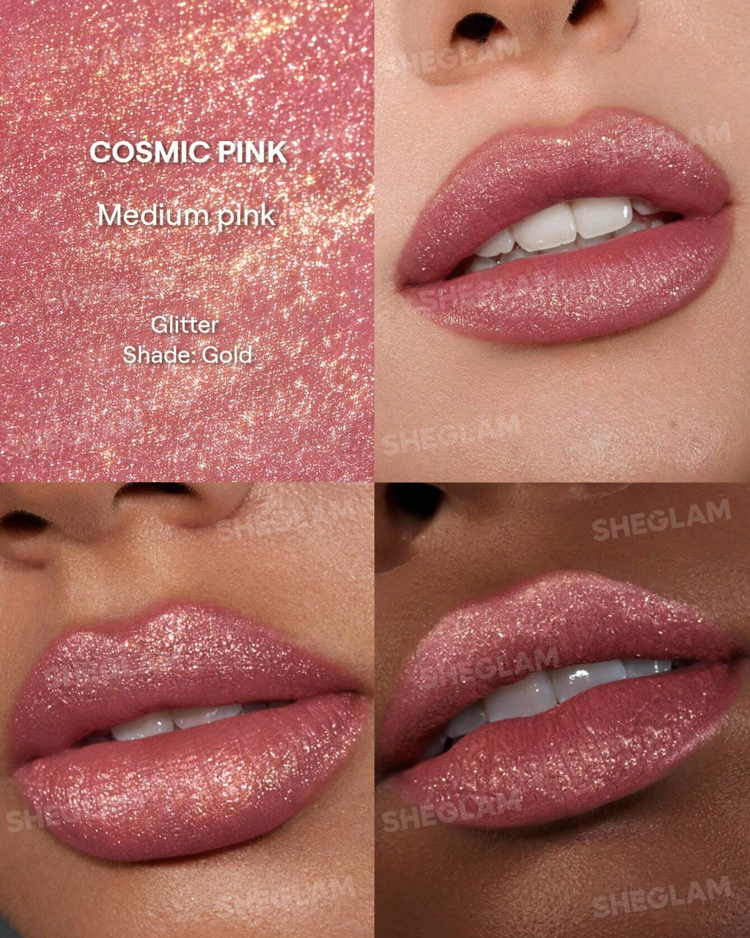 SHEGLAM Stardust Swipe Glitter Liquid Lipstick