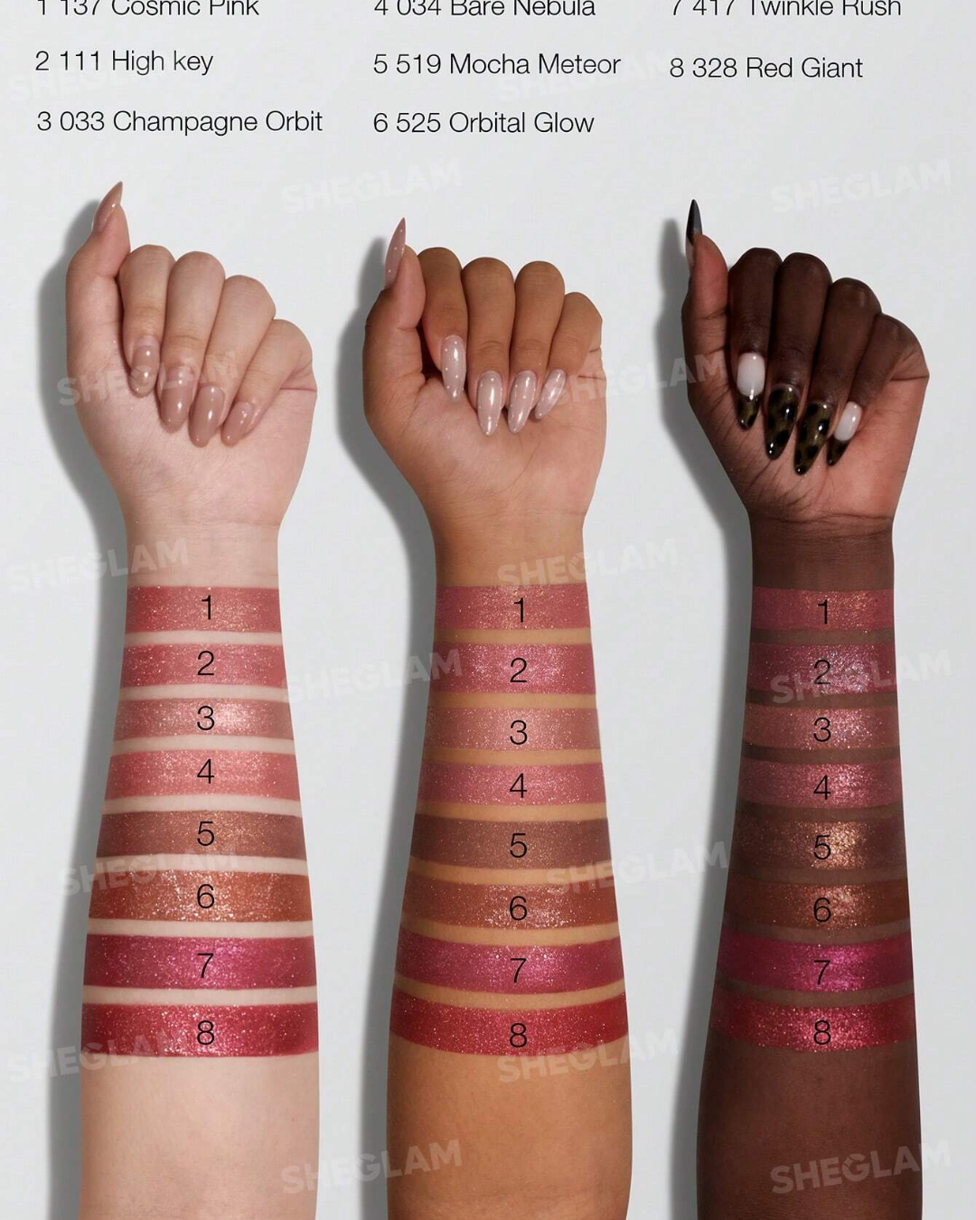 SHEGLAM Stardust Swipe Glitter Liquid Lipstick