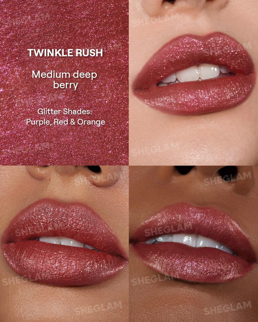 SHEGLAM Stardust Swipe Glitter Liquid Lipstick