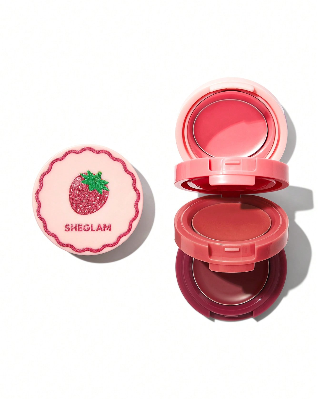 SHEGLAM Very Cherry Cheek & Lip Cream Stack