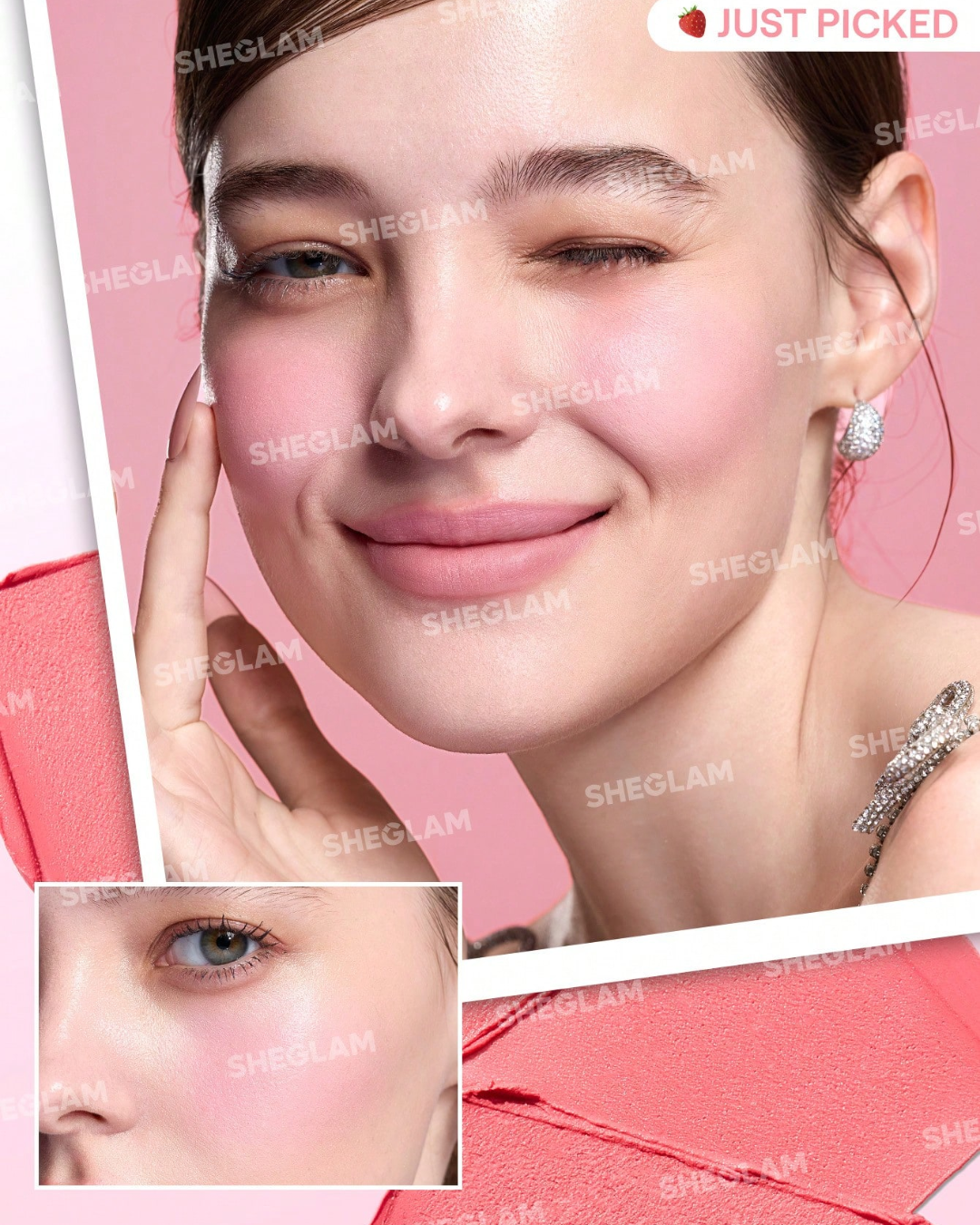 SHEGLAM Very Cherry Cheek & Lip Cream Stack