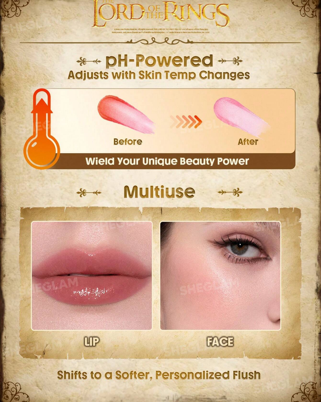 THE LORD OF THE RINGS | SHEGLAM Eye Of Sauron™ | Blush