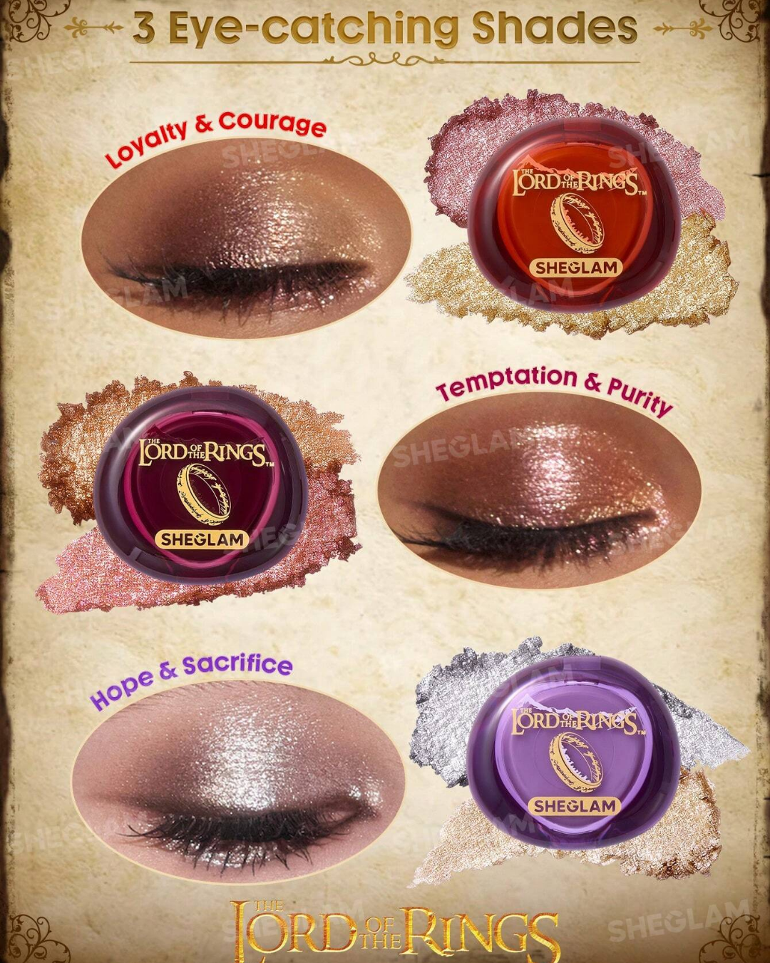 THE LORD OF THE RINGS | SHEGLAM Forces Of Fate | Eyeshadow Duo