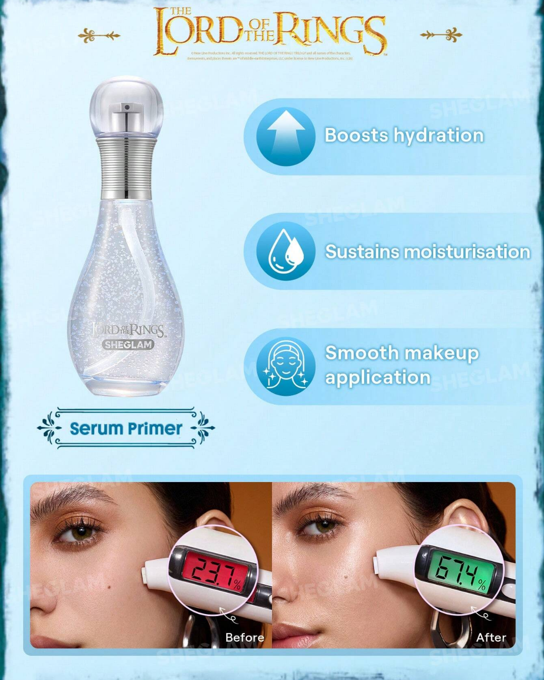 SHEGLAM THE LORD OF THE RINGS | SHEGLAM Guiding Star Hydrating & Soothing Priming Serum