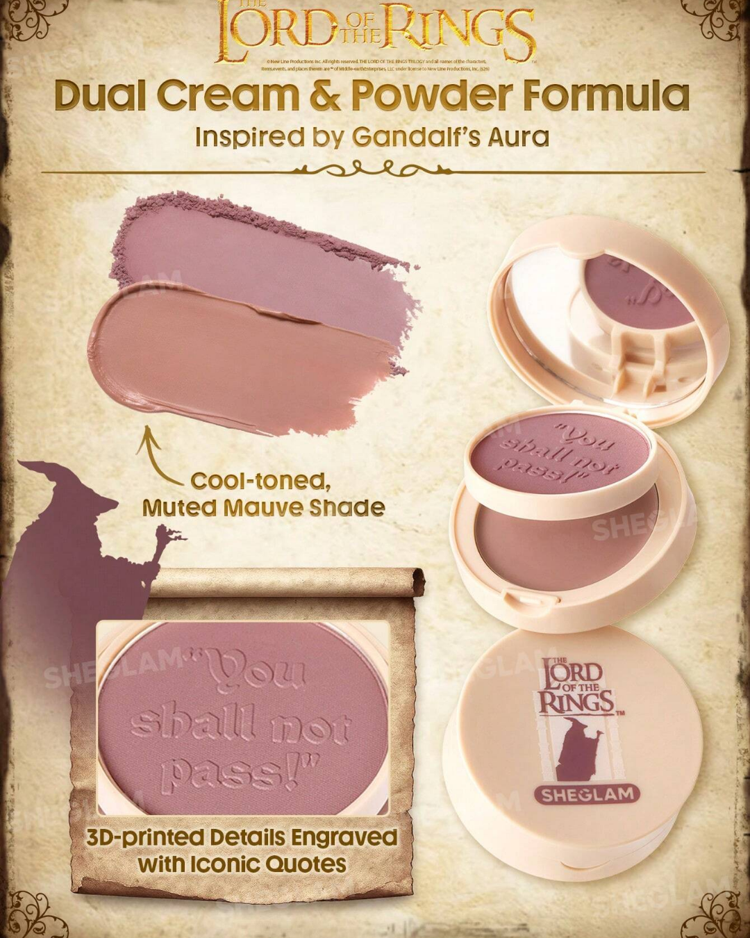 THE LORD OF THE RINGS | SHEGLAM Wizard's Touch | Blush Duo