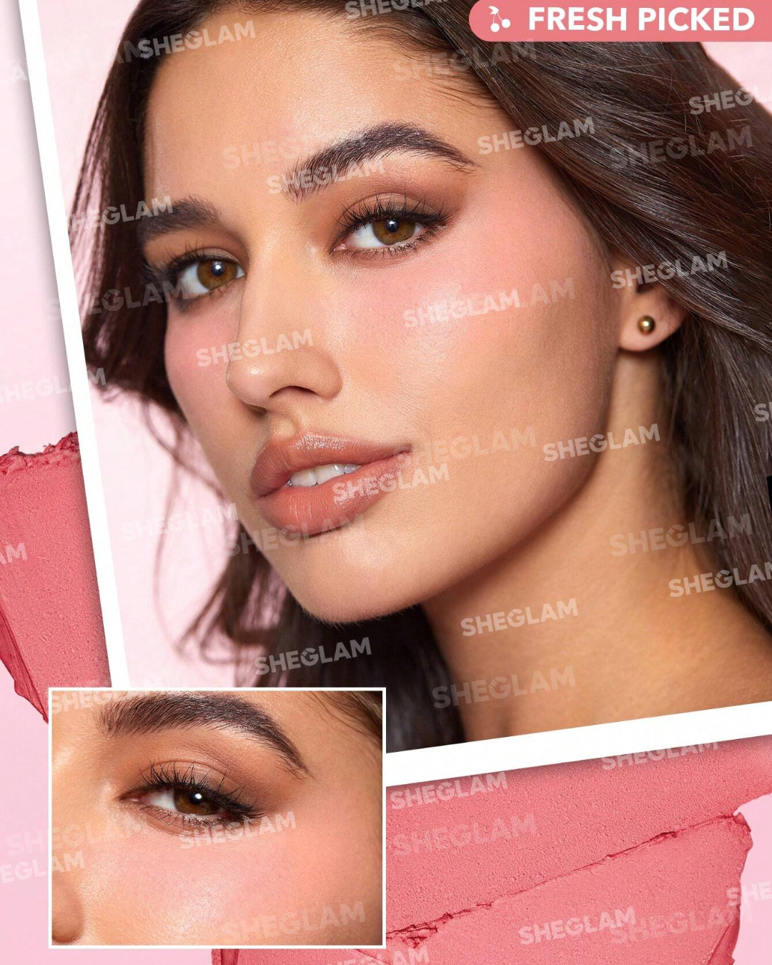SHEGLAM Very Cherry Cheek & Lip Cream Stack