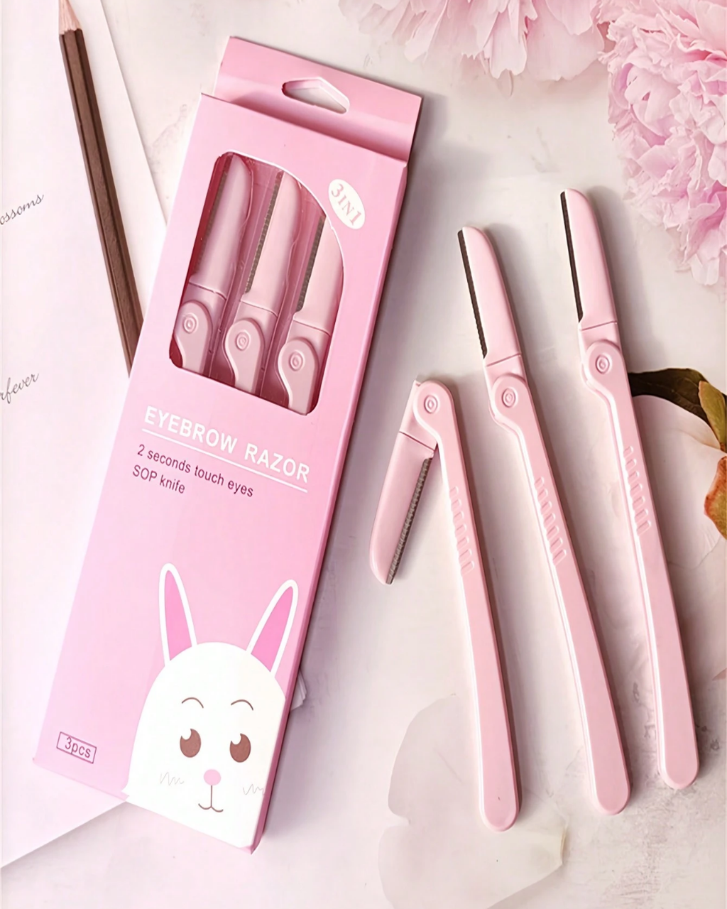 SHEIN Women's Facial Care Hair Removal Tools Razor Eyebrow Trimmer Shaving Rezors