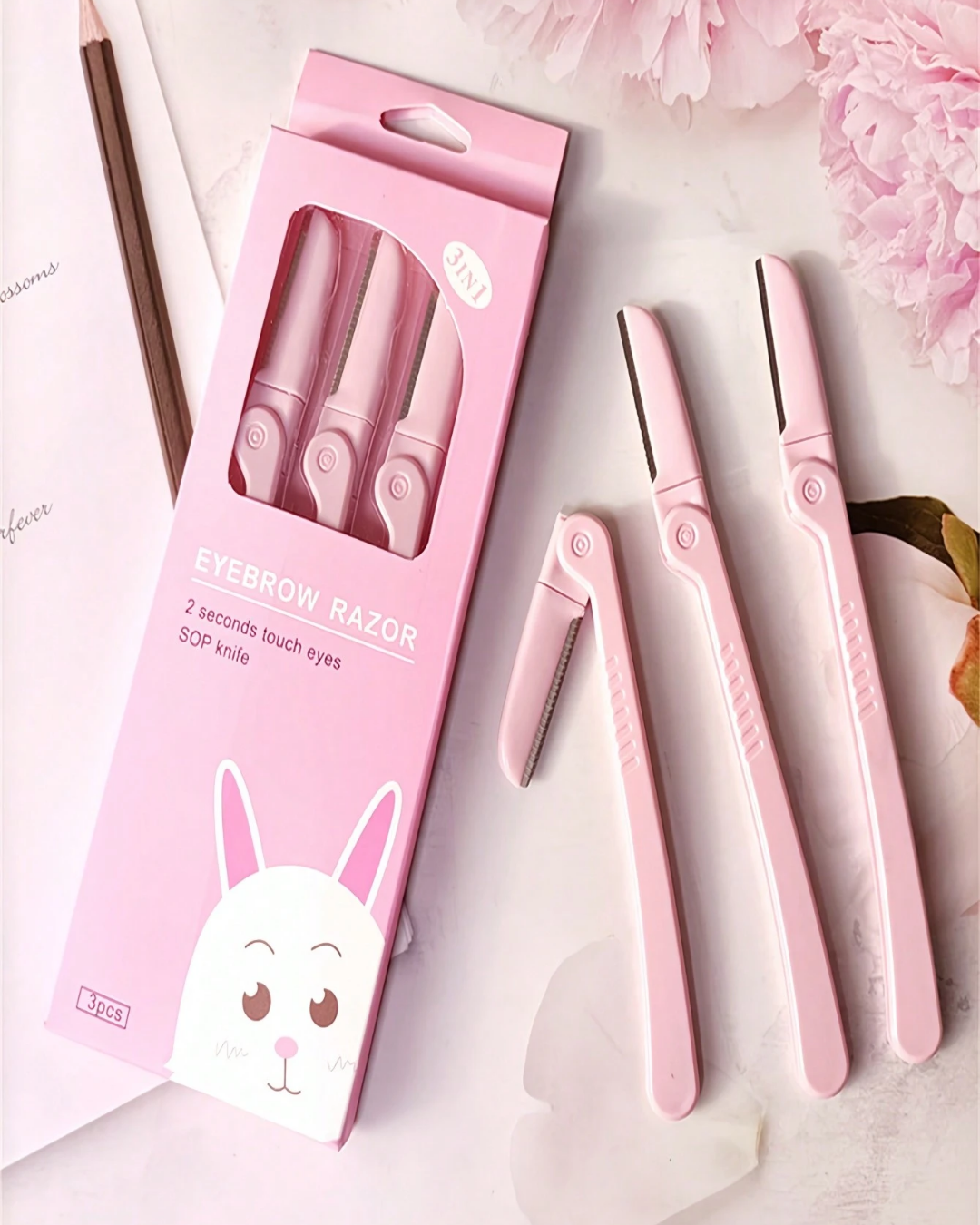SHEIN Women's Facial Care Hair Removal Tools Razor Eyebrow Trimmer Shaving Rezors