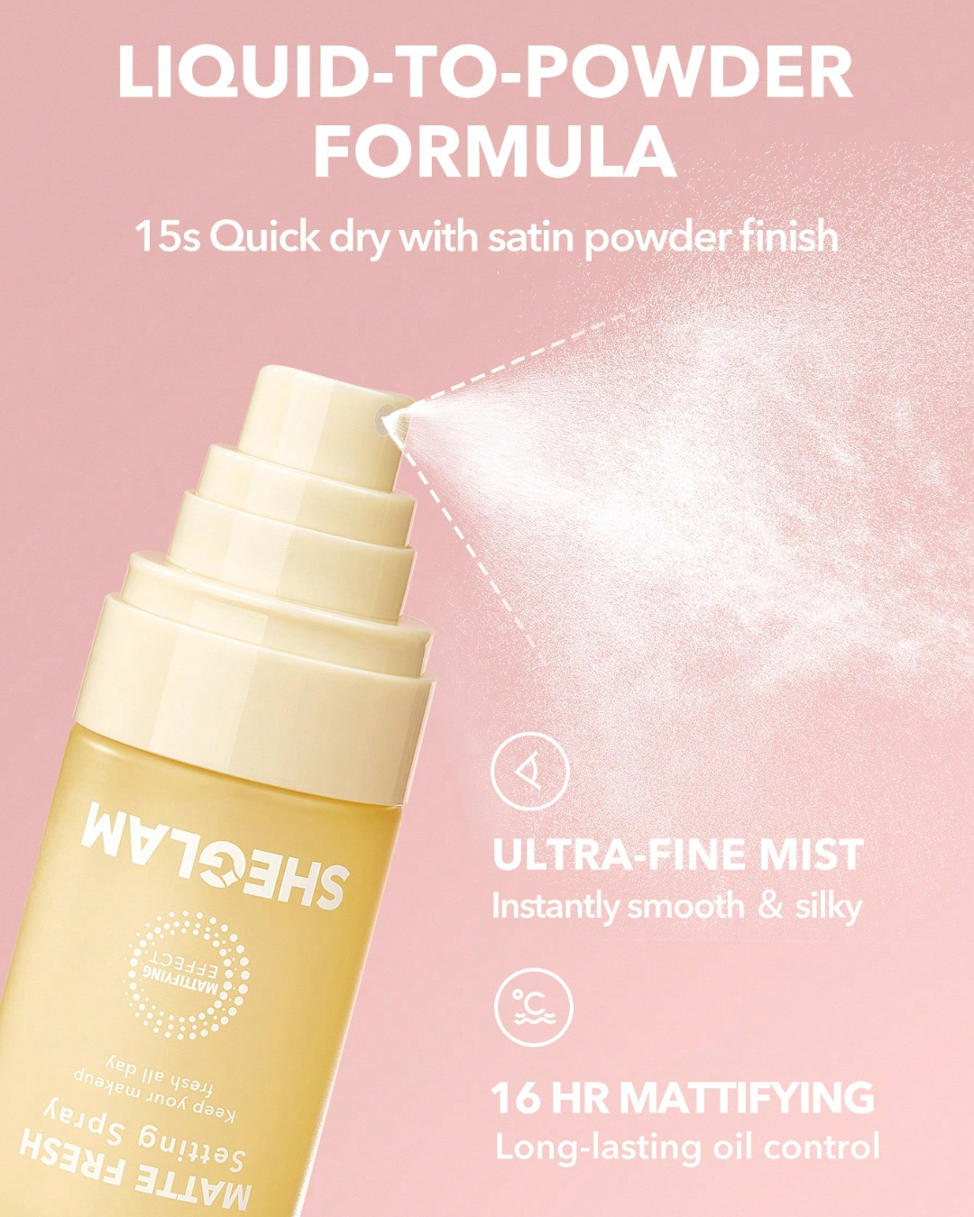 SHEGLAM Matte Fresh Setting Spray
