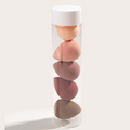 5pcs Makeup Sponge With Storage Bucket
